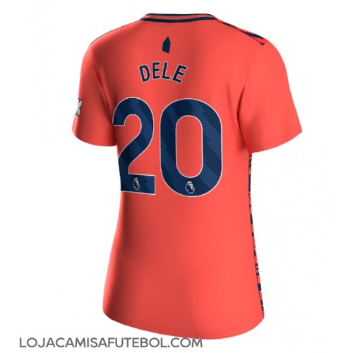 Camisa de Futebol Everton Dele Alli #20 Equipamento Secundário Mulheres 2023-24 Manga Curta